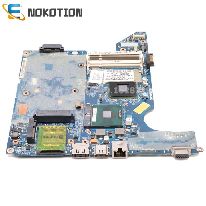 nokotion-สำหรับ-hp-compaq-cq40แล็ปท็อปเมนบอร์ด-gl40-ddr2-la-4101p-494035-001หลัก-b-oard-พร้อม-cpu