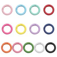 OKDEALS 5ชิ้น2.45ซม. ประตูชุบตะขอโลหะผสมสังกะสี13สีสปริง O-Ring Buckles Carabiner กระเป๋าเข็มขัดกระเป๋าเข็มขัดคลิปหนีบสแน็ป