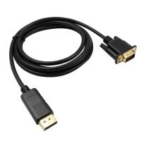 1.8m Mini DisplayPort to VGA Cable Adapter Full HD 1080P Male To Female DP to VGA Converter Cable For MacBook HDTV Projector