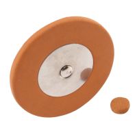 75 Pcs Professional Leather Tenor Saxophone Pads Orange Sax Pads Replacement Woodwind Musical Instruments