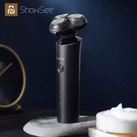 【DT】 hot  Youpin SHOWSEE Electric Shaver For Men Dry Wet Shaver Razors Beard Trimmer Rechargeable Waterproof Washable Fast Charge