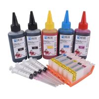 ตลับหมึกรีฟิล PGI-750สำหรับแคนนอน Ip7270 MG5570 MG6470 MG5670 MG5470 IX6770 MX727 + หมึก DIY 5สีสากล