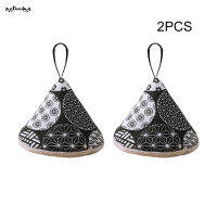 SUC 2pcs Triangles Pot Handle Cap Cotton Anti-scalding Pan Handle Cover Sleeve Heat Insulation For Casserole Iron Pot