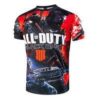 2023 newcall of Duty รถจักรยานยนต์เสื้อขี่จักรยานย์ ausrt จักรยานย์แข่งสำหรับผู้ชายกีฬาแขนสั้น