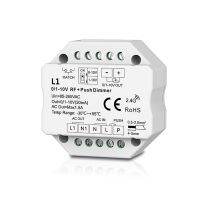 ✲✹ 100-240VAC RF 0/1-10V 1 Channel Dimmer Output Control Dimmable LED Power Supply Achieve On/Off And 0-100 Dimming For LED Lamp