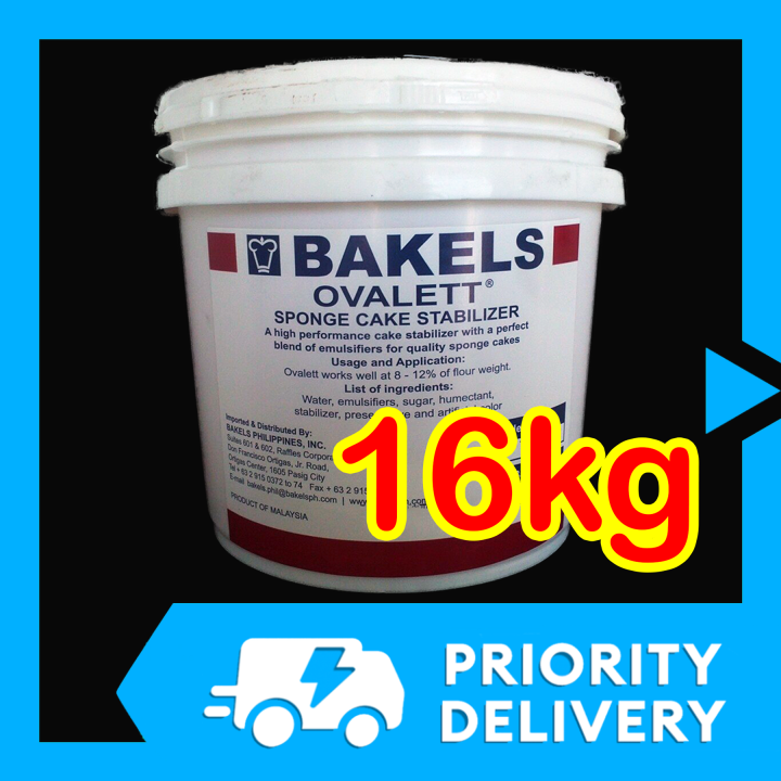 16kg Bakels OVALETTE CAKE IMPROVER (EXP7 JUL 2023) for Baking Ovalett