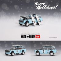 ของเล่นขนาดเล็กสำหรับสะสมโมเดลรถยนต์ขนาดเล็กของ Kaido House 510 Wagon โมเดลรถซาฟารี RS Surf ฤดูหนาว