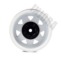 4PCS RC Crawler 1:10 White Metal Wheel Rim 1.9 Inch BEADLOCK for 110 Axial SCX10 AXI03007 TAMIYA CC01 D90 D110 Traxxas TRX-4