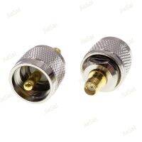 2pcs UHF/SL16 Male Jack To SMA Female Plug RF Adapter Connector Test Converter