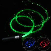 USB Chargeable Colorful Fiber Optic Flashlight Whip 360° Light Up Waving Holiday Parties Lighting For Bar Atmosphere Props Disco