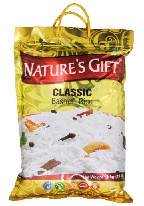 Nature's Gift Classic Basmati Rice Packet of 5 Kg Lazada.co.th