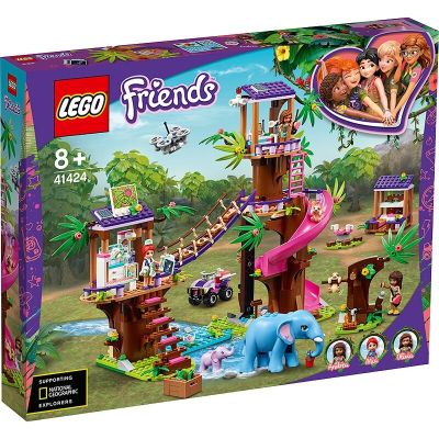 LEGO LEGO 41424 Jungle Rescue Base Camp Girls Series 2020 New Building Block Toy Gift