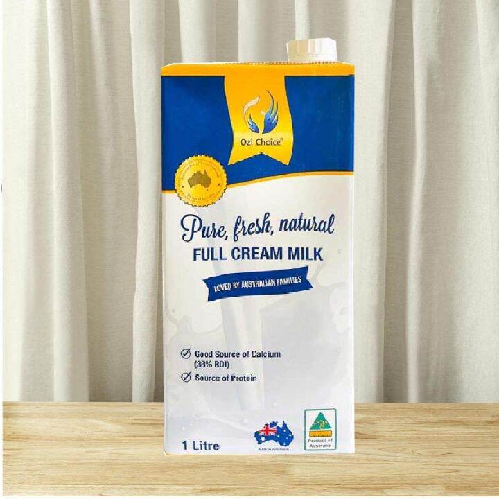Ozi Choice Full Cream Milk 全脂牛奶 ( Australia ) 1L Lazada