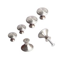 ✾ 12Pcs/set Round Cabinet Knobs Stainless Steel Drawer Knobs Kitchen Cupboard Pull Handles Furniture Hardware Accessories