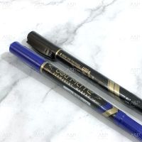 ปากกาเขียนซีดี 2 หัว เดลี่ Deli U104 Marker Pen ปากกามาร์คเกอร์2หัว ปากกาเขียนถุงน้ำนม สีน้ำเงิน/สีดำ (1 แท่ง)