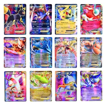 100pçs Cartas Pokemon GX VMAX MEGA - Escorrega o Preço