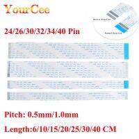 ✸ 10PCS Flat flexible cable FFC FPC AWM 20624 80C 60V VW-1 FFC-0.5MM 1.0MM 24 26 30 32 34 40 Pin Length 6-40 CM