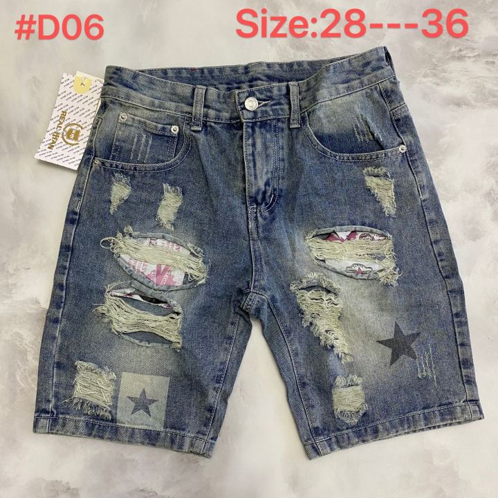 NEW FASHIONABLE CASUAL LOOK OF TATTERED SHORT FOR MEN#D06 | Lazada PH