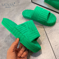 Moyan Sports รองเท้าแตะหญิง  รองเท้า รองเท้าแตะผู้หญิง รองเท้าแตะหนา รองเท้ารูดสา รองเท้าแตะ EVA นิ่ม เบา ใส่สบาย กันน้ำกันลื่น รองเท้าเพิ่มความสูง รองเท้าใส่บ้าน 2023แฟชั่น  FYT2390QE3 37Z230911