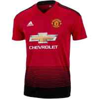 Mancheste United Home Mens Jersey 18/19 - (CG0040) - 100  Authentic เสื้อสโมสรฟุตบอล ชุดฟุตบอลผู้ชาย เสื้อทีมสโมสรฟุตบอลต่างชาติ