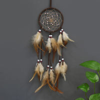 ห้องแขวนตกแต่ง Dream Catcher อุปกรณ์เสริม Feather จี้เครื่องประดับตกแต่ง Circular Dream Catcher ของขวัญวันเกิด-final1