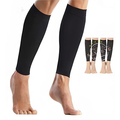 2Pcs Calf Compression Sleeves Women Men Compression Socks Medical 20-30mmHg for Leg Support Varicose Veins Shin Splint