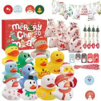 Duck Bath Toys 60pcs Countdown Rubber Ducks Toys For Girls Christmas Countdown Toys For Girls Toddler Kids And Boys carefully