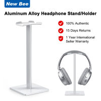 New Bee Headphone Stand ขาตั้งหูฟัง ขาตั้งหูฟังสำหรับเล่นเกม Gaming Headset Stand พร้อมแถบรองรับอลูมิเนียม พนักพิงศีรษะที่ยืดหยุ่นฐานแข็ง ABS หูฟังทั้งหมด