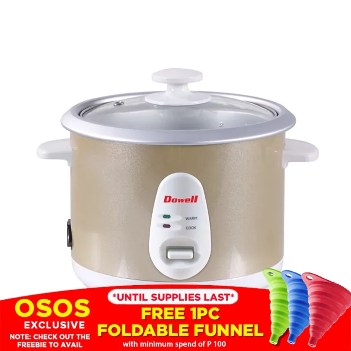 Dowell Original 8 cups Rice Cooker with Aluminum Rice Bowl RC80G •OSOS