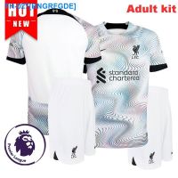 ☸☃ 2022 2023 Liverpool FC Kit Adult Football Shirt Mens Top and Shorts Set Jersey With EPL Patch