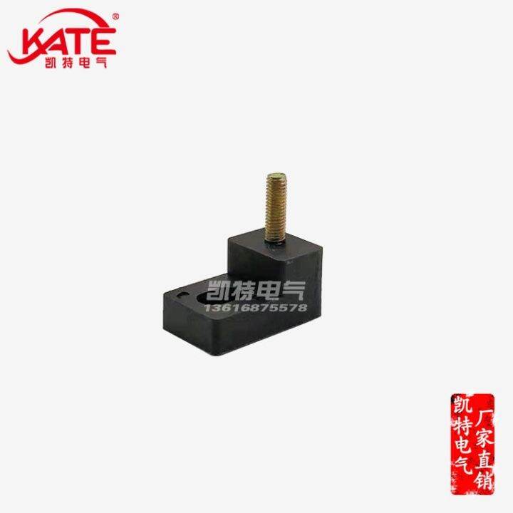 jh-7-shaped-insulator-m5-screw-black-low-voltage-insulation-seat-distribution-cabinet-zero-ground-row-pillar-kt062