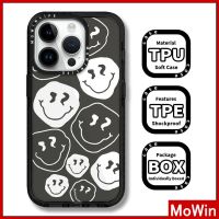 Mowin - เข้ากันได้สำหรับ เคสไอโฟน เคสไอโฟน11 เคส iphone 11 เคสนิ่มหนากันกระแทกกรอบป้องกันกล้องสีดำสีม่วงสีชมพูอาวุโสยิ้มเข้ากันได้กับ iPhone 13 Pro Max 12 Pro Max 11 XR XS MAX