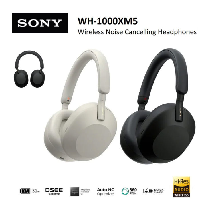 Sony Wireless Noise-Cancelling Headphones on Sale on Lazada