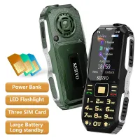 โทรศัพท์มีสาย F4เซอร์โว3ซิมการ์ดโทรศัพท์มือถือบันทึกอัตโนมัติเสียงมหัศจรรย์ไฟฉายโทรกระดุมขนาดใหญ่วิทยุ2.4 "โทรศัพท์มือถือ Power Bank