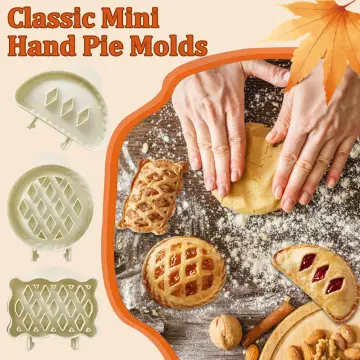 Black and Friday Deals Hand Pie Molds,Dough Presser Pocket Pie Molds,Hand  Pie Molds Mini Pie Mould Dough Press Mold Tool,Hallowee Pocket Pie Molds  with Apples Pumpkins and Acorn Shape Clearance 