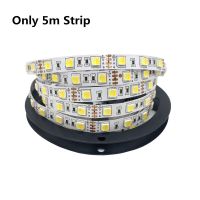 5050 CW/WW Dual White Color Temperature Adjustable CCT LED Strip DC 12V 60leds/m Double Color LED Flexible Strip Tape Light Set