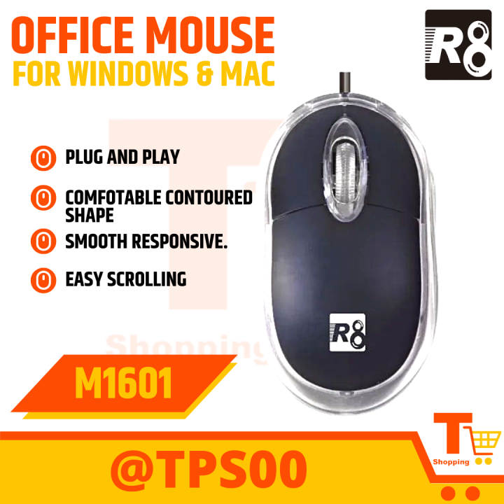 R8 Mouse M1601 Office Mouse for windows, mac and Desktop Computer (1010
