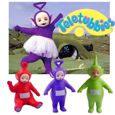 New Toy Figure Teletubbies Model Decor Po Dipsy Ornament Gift Kids Collection