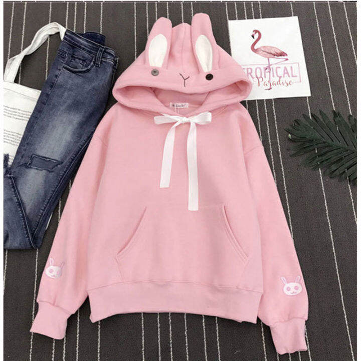 laz-nigori-เสื้อสำหรับสตรีหวานกระต่ายหู-hooded-เสื้อกันหนาวผู้หญิงเสื้อน่ารักนักเรียนสาวแฟนเครื่องแต่งกาย-outerwear