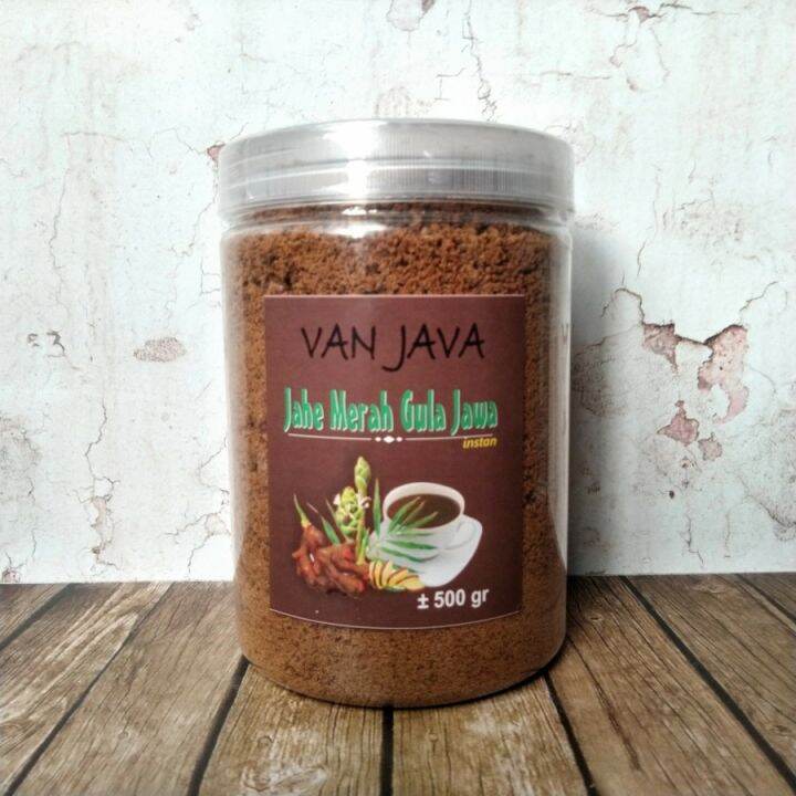 Jahe Merah Gula Aren Van Java / Serbuk Jahe Merah Gula Aren / Bubuk ...