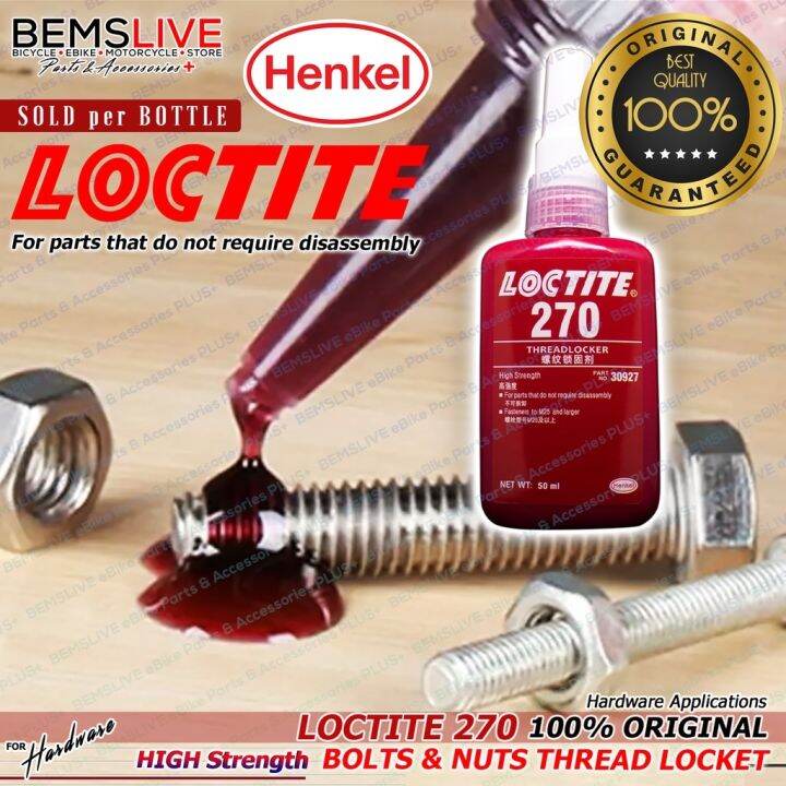 Hot Loctite High Strength Thread Locker Lazada Ph