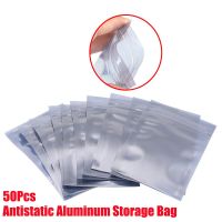 25pcs/lot Antistatic Aluminum Anti Static Bag Ziplock Bags Resealable Anti Static Pouch for Electronic Accessories Package Bags