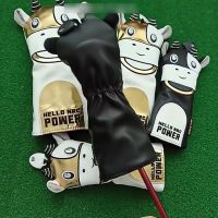 Golf Head Covers Cow Pattern Water Proofing Club Protective Cover