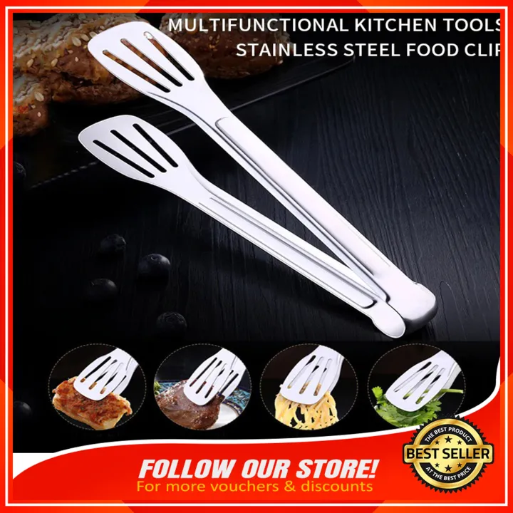 FOOD TONG FOOD GRIP KITCHEN UTENSILS STAINLESS STEEL HEAVY DUTY HINDI