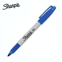 Sharpie ปากกาเคมี ปากกา Permanent ชาร์ปี้ Fine 1.0mm - สีน้ำเงิน