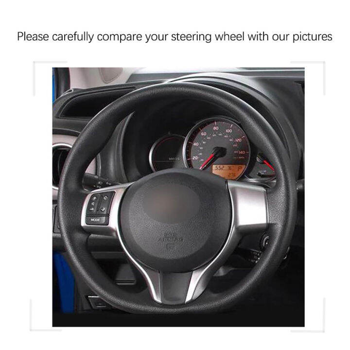 black-artificial-leather-handsew-no-slip-car-steering-wheel-cover-for-toyota-yaris-verso-s-vitz-ractis-2010-2016-subaru-trezia