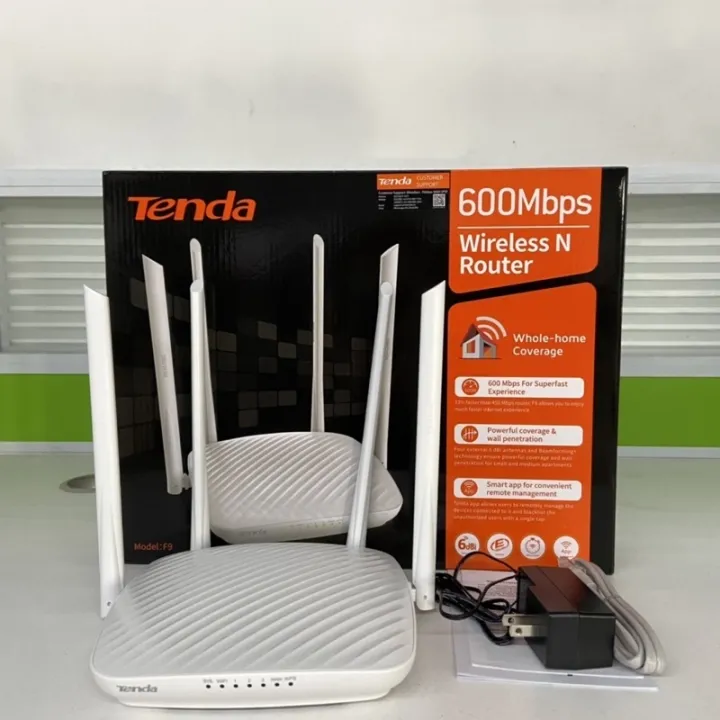 Tenda F9 600mbps Wireless Router Router Wifi Diffuser Wifi Other