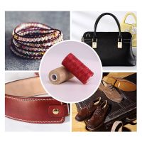 50m/Roll Hand Woven Wax Rope DIY Colorful Hand Stitched Flat Wax Thread Cord Bracelet Braided String Sewing Leather Accessories