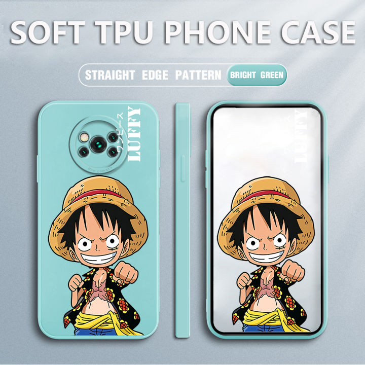 เคสโทรศัพท์-เคส-poco-x3-pro-case-luffy-สแควร์ซอฟต์ซิลิคอนฟูลเฮาส์-ป้องกันการกระแทก-ฝาหลังยางกันกระแทก-สำหรับเด็กชายเด็กหญิง