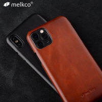 Melkco Retro Genuine Leather Case for iPhone 11 Pro Max Xs Max Luxury Business Cowhide Phone Case for iPhone Xr X Back Cover